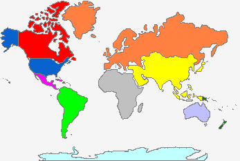 Mapa sv�ta