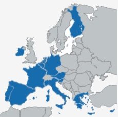 mapa euroz�ny