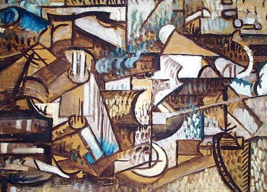 �eny u pi�na, signov�no Picasso